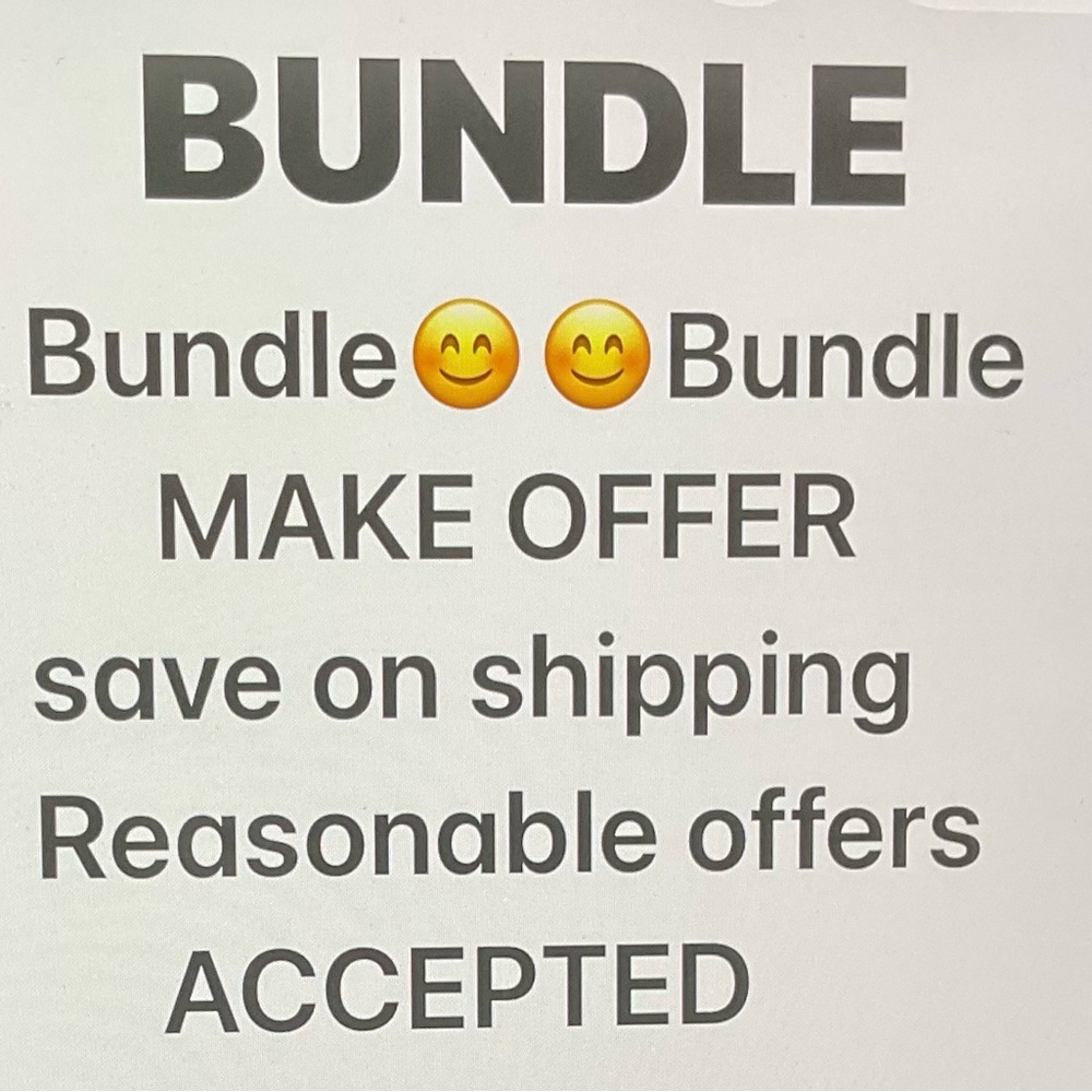 Bundle Sign - Black Text on White